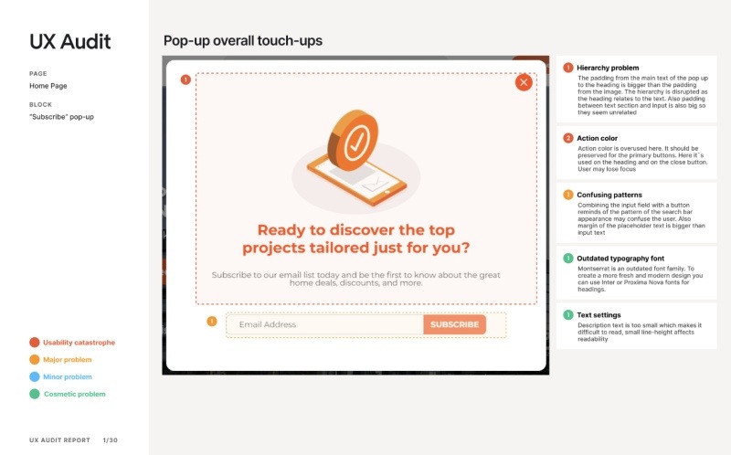 Audit UX