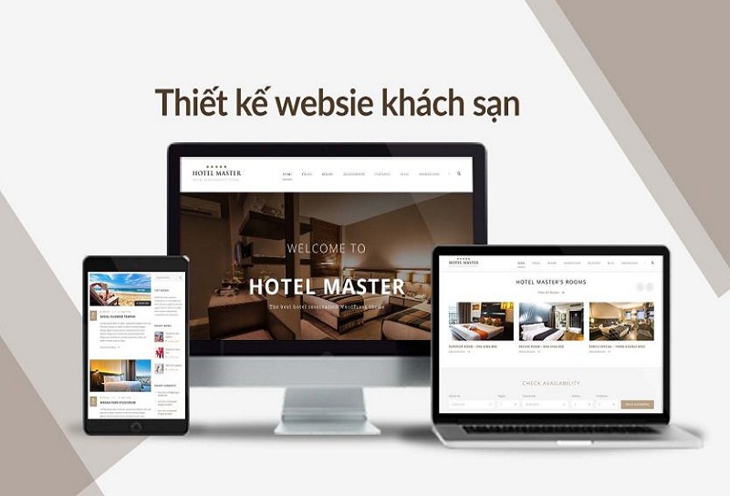 Bảng báo giá thiết kế website khách sạn, resort trọn gói