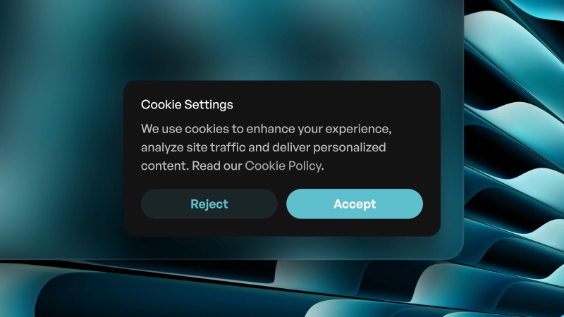 Banner accept all cookie