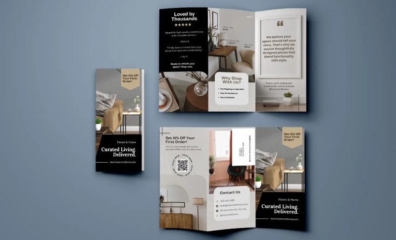 Brochure mẫu ngành nội thất Brochure mẫu ngành nội thất