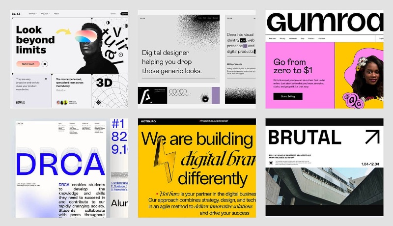 Brutalism website Brutalism website