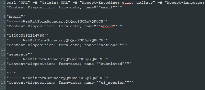 Các câu lệnh cURL Các câu lệnh cURL