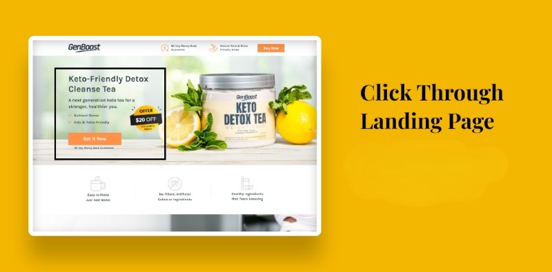 Các loại landing page phổ biến nhất hiện nay