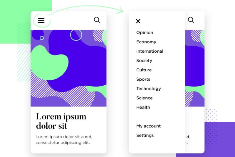 Các loại menu web