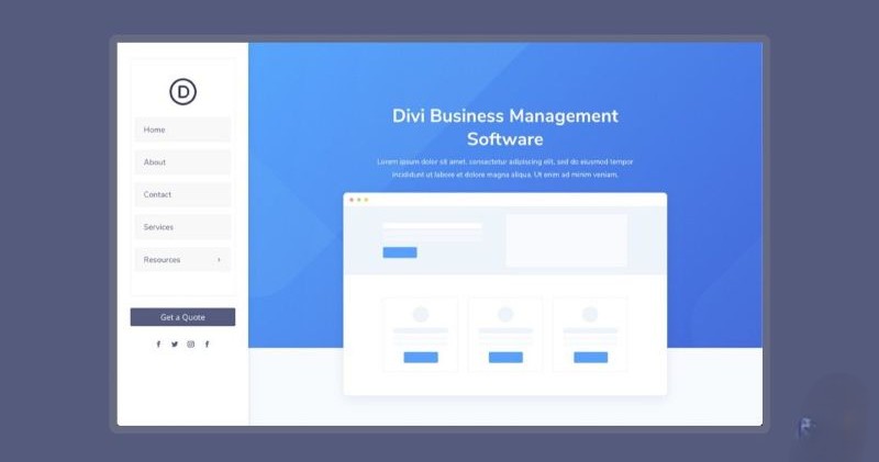 Các loại menu website