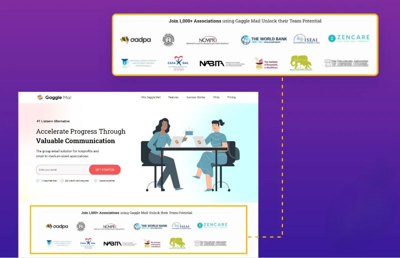 Các loại trang đích trong marketing