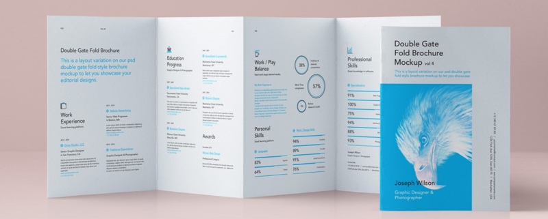 Các mẫu brochure ấn tượng Các mẫu brochure ấn tượng