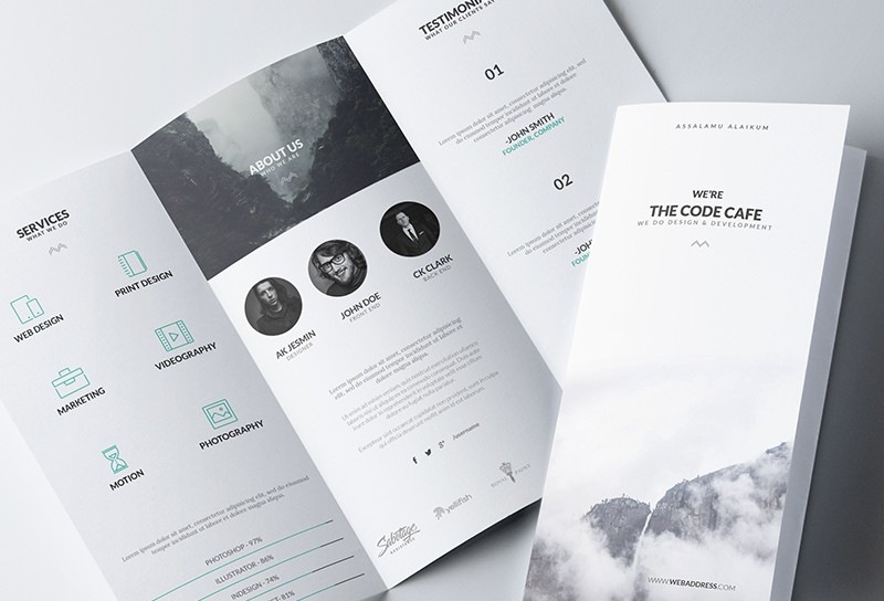 Chiêm ngưỡng các mẫu brochure đẹp, ấn tượng, hiệu quả