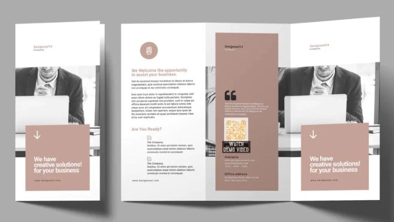 Các mẫu brochure Các mẫu brochure