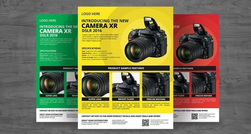 Các mẫu poster giới thiệu sản phẩm đẹp