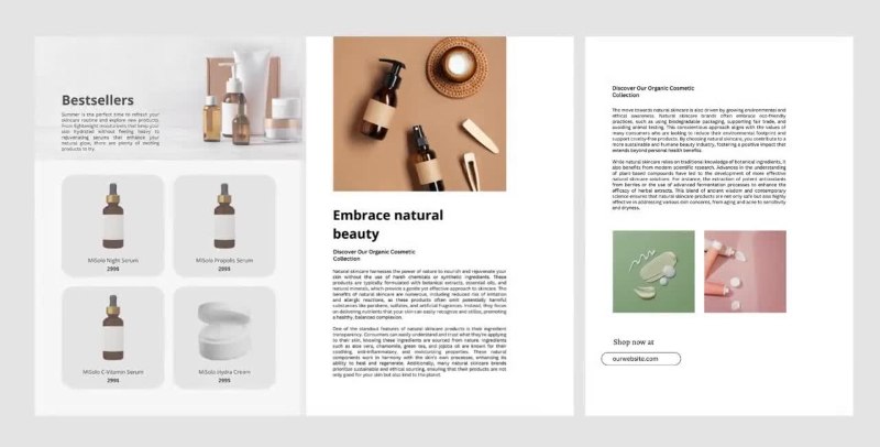 Các mẫu prochure đẹp ngành mỹ phẩm Các mẫu prochure đẹp ngành mỹ phẩm