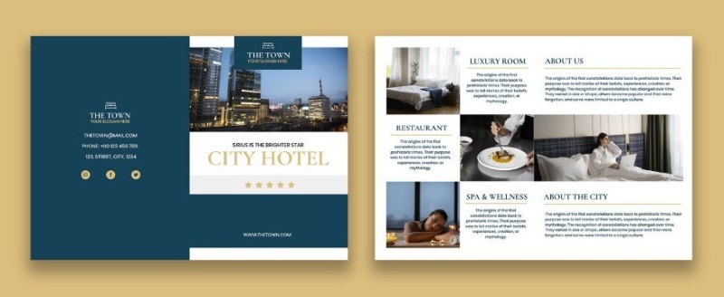 Các mẫu prochure ngành du lịch đẹp Các mẫu prochure ngành du lịch đẹp