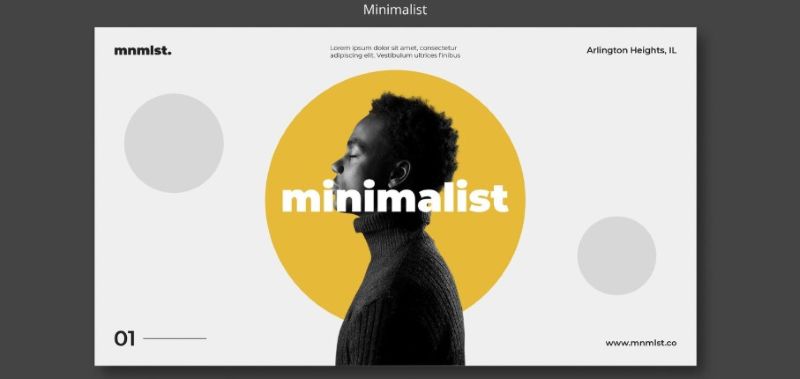 Các mẫu website banner