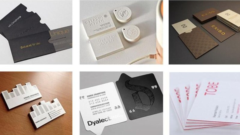 Các name card đẹp, đa dạng