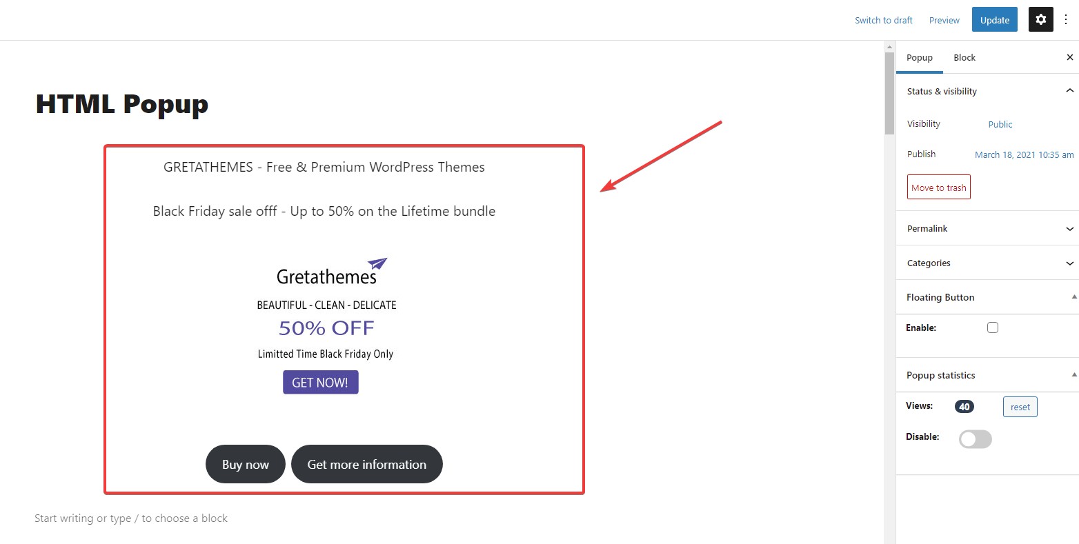 Các popup plugin