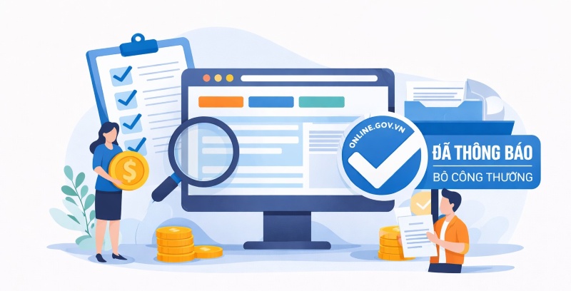 Các sai lầm khi đăng ký web với Bộ Công Thương Các sai lầm khi đăng ký web với Bộ Công Thương