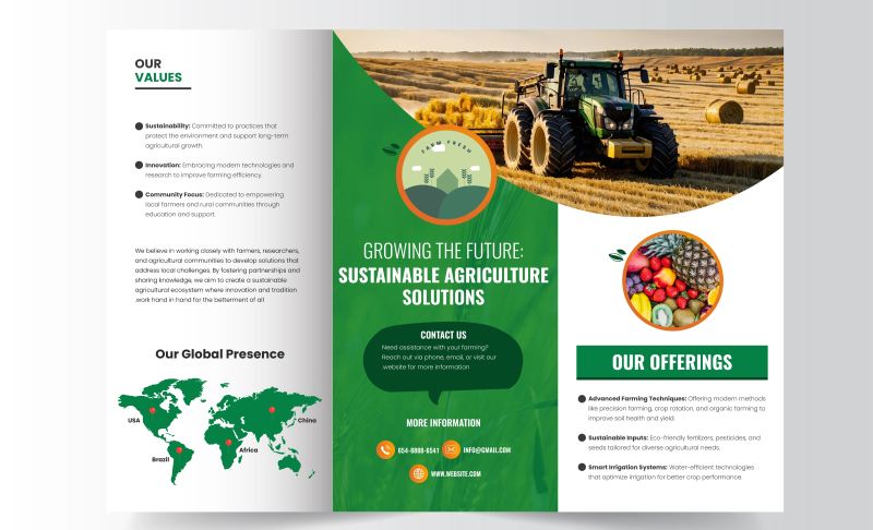 Các thiết kế leaflet đẹp