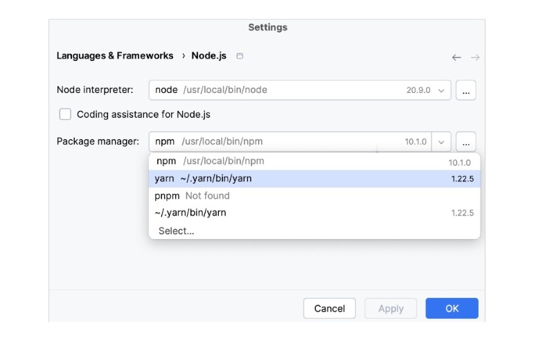 Các tính năng của IDE WebStorm