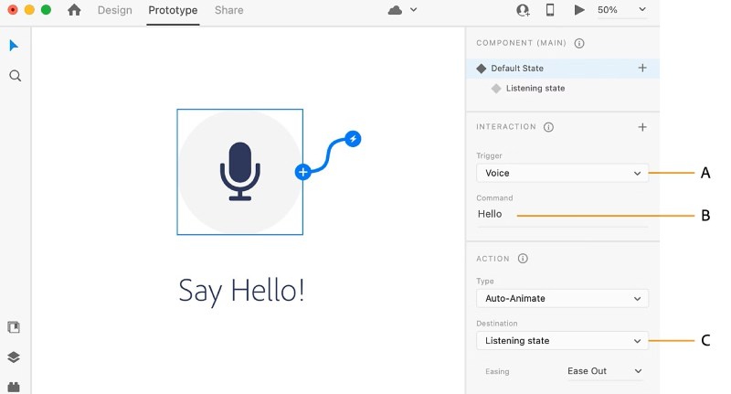 Các tính năng của XD Adobe