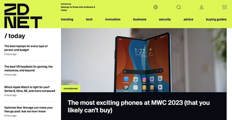 Các trang công nghệ