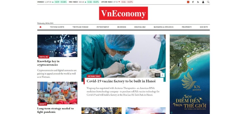 Các trang web kinh doanh hay