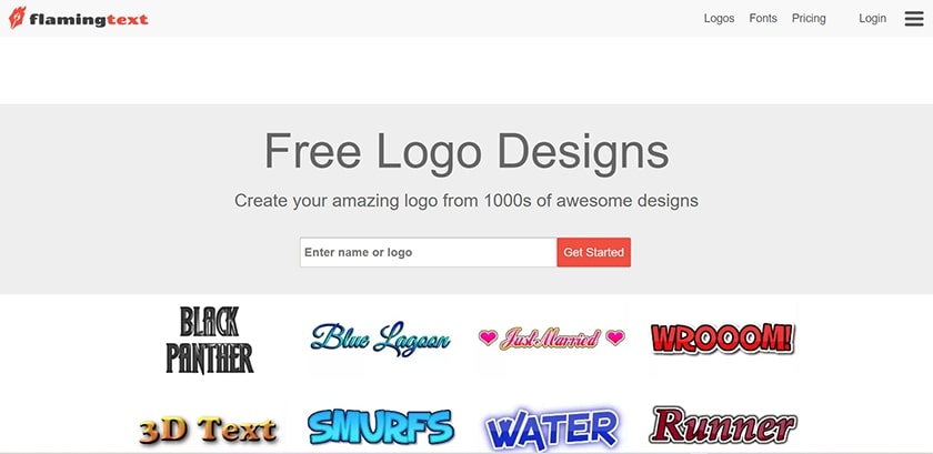 Các trang web tự thiết kế logo miễn phí