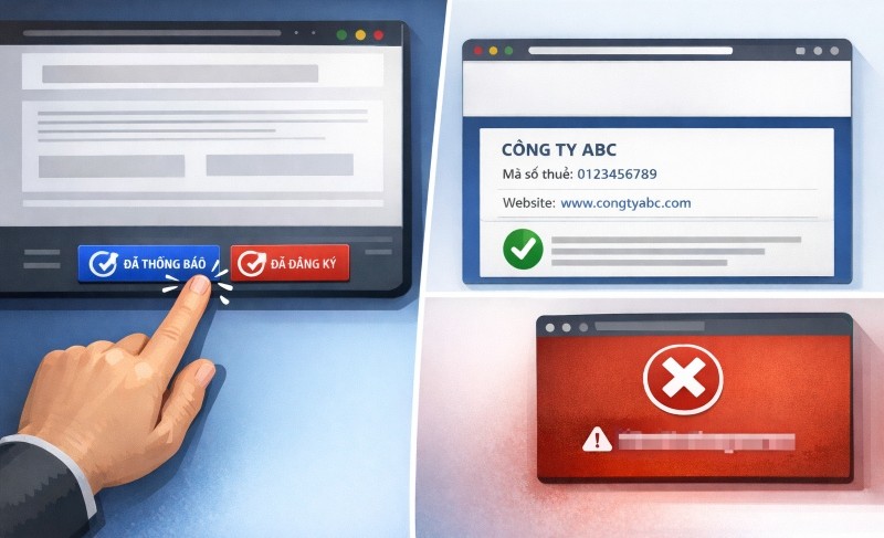 Các việc cần làm trước khi đăng ký website với BCT Các việc cần làm trước khi đăng ký website với BCT