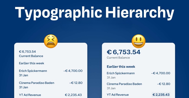 Các yếu tố của visual hierarchy