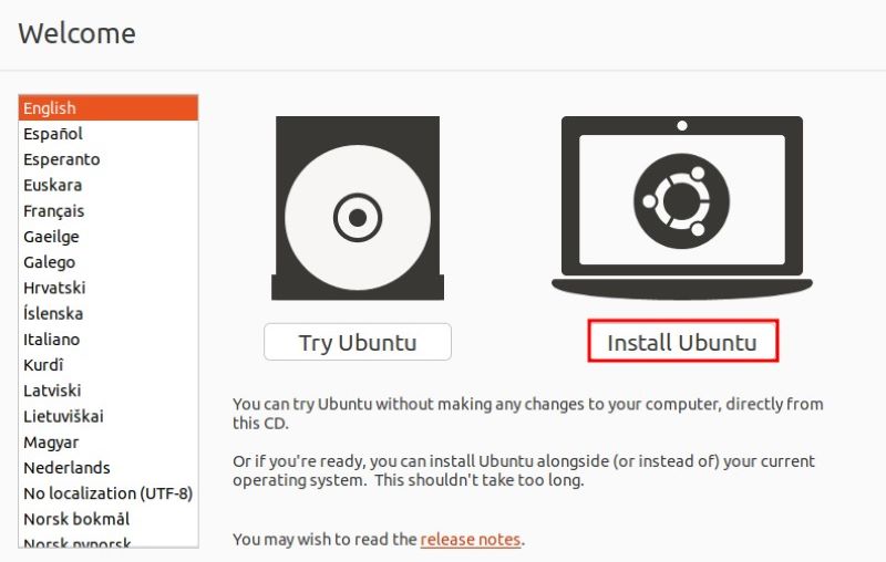 Cách cài đặt Ubuntu