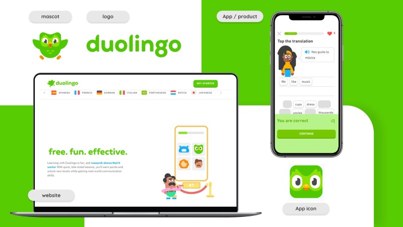 Cách tăng độ nhận diện thương hiệu của Duolingo