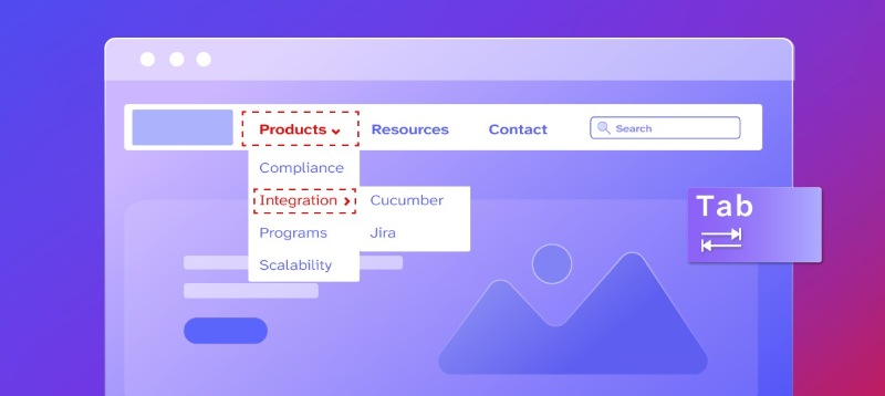 Cách thiết kế menu website