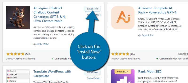 Cài đặt AI plugin