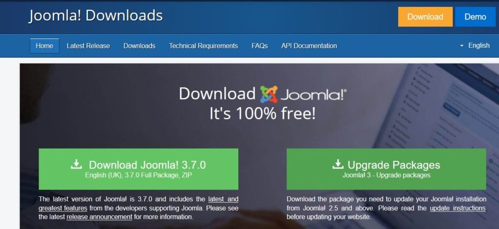 Cài đặt Joomla