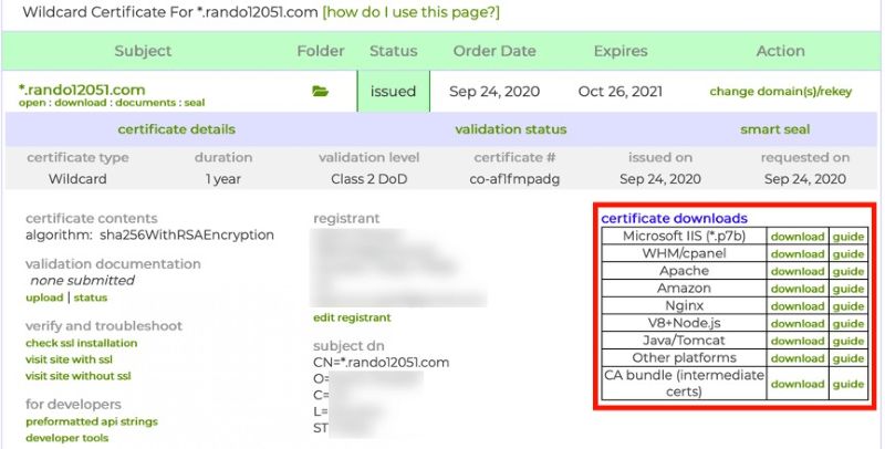 Cài đặt SSL Wildcard Cài đặt SSL Wildcard