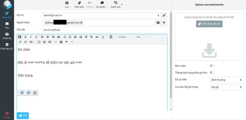 Cài đặt Webmail Pro Roundcube Cài đặt Webmail Pro Roundcube