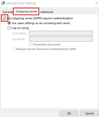 Cài email tên miền trên Microsoft Outlook