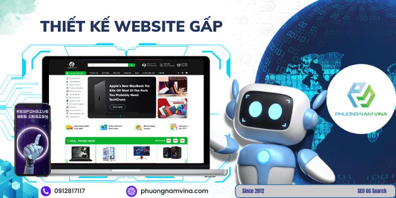 Cần làm website gấp? Phương Nam Vina có giải pháp trong 24h!