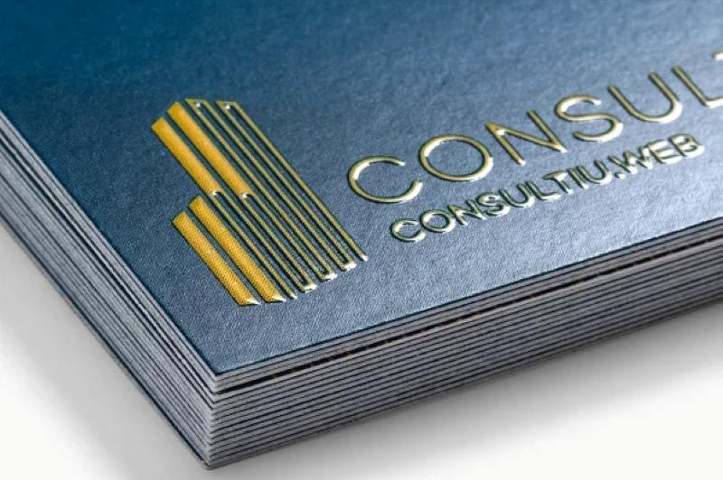 Card visit dập nổi