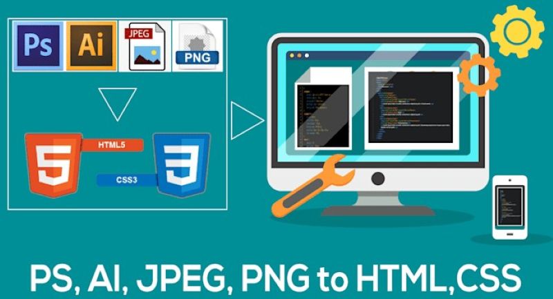 Cắt giao diện web