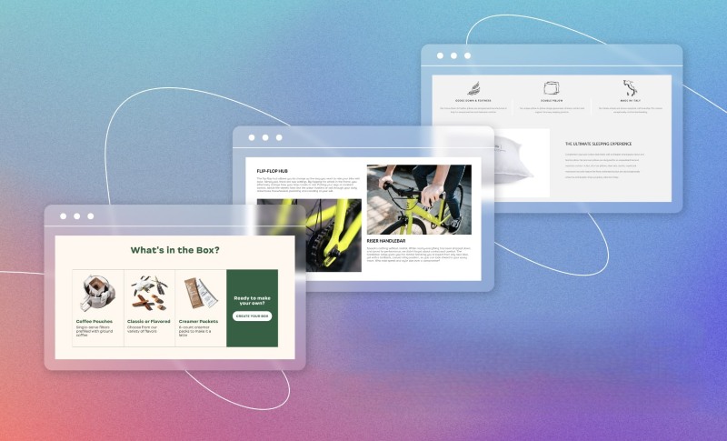 Câu hỏi về các loại landing page