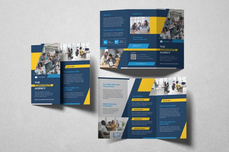 Cấu trúc của brochure gấp 3