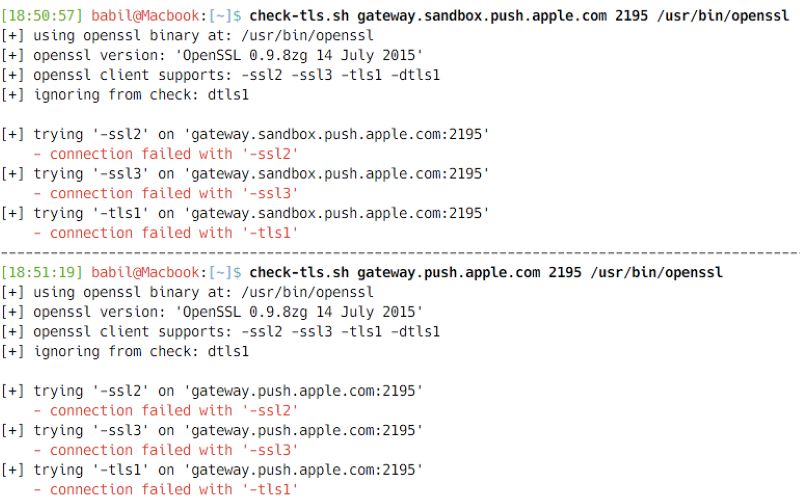 Check giao thức TLS Check giao thức TLS