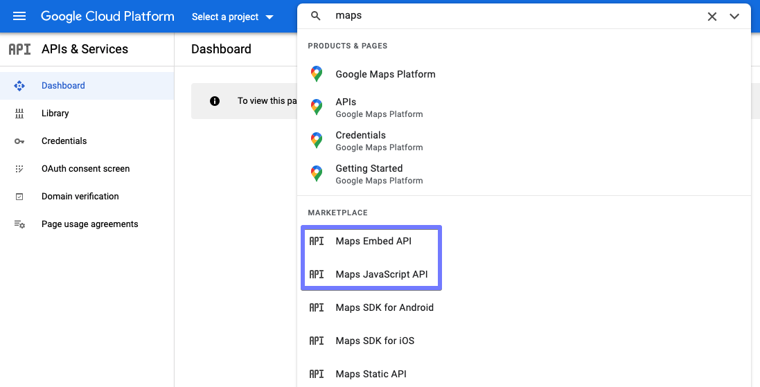 Chèn Google Map vào web