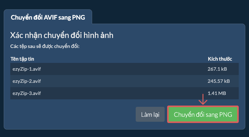 Chuyển đổi AVIF Chuyển đổi AVIF