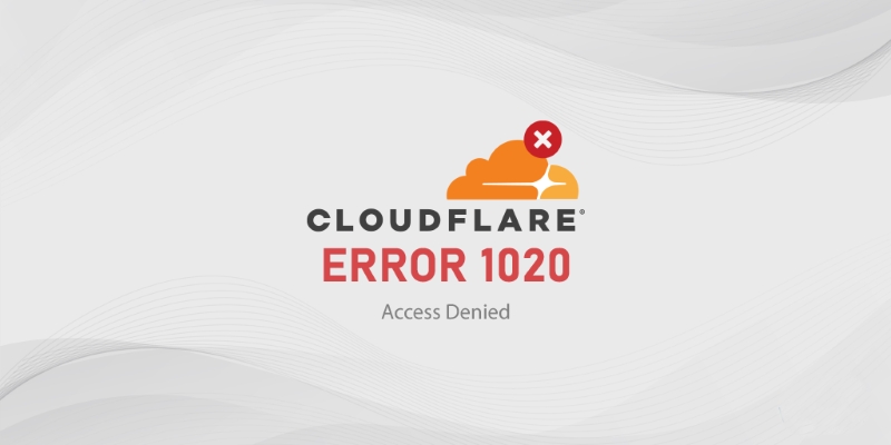 Cloudflare error