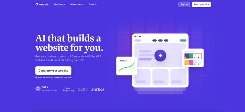 Công cụ AI tạo website tốt