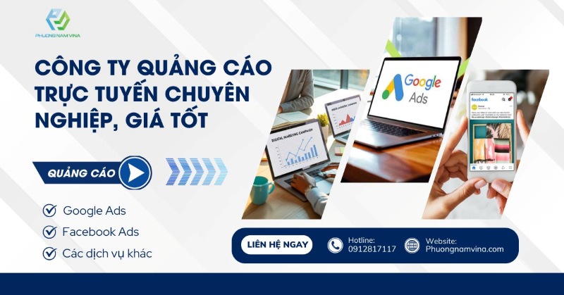 Công ty quảng cáo trực tuyến chuyên nghiệp, uy tín hàng đầu
