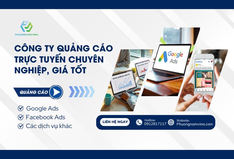 Công ty quảng cáo trực tuyến chuyên nghiệp, uy tín hàng đầu