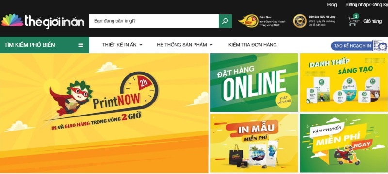 Công ty thiết kế website in ấn