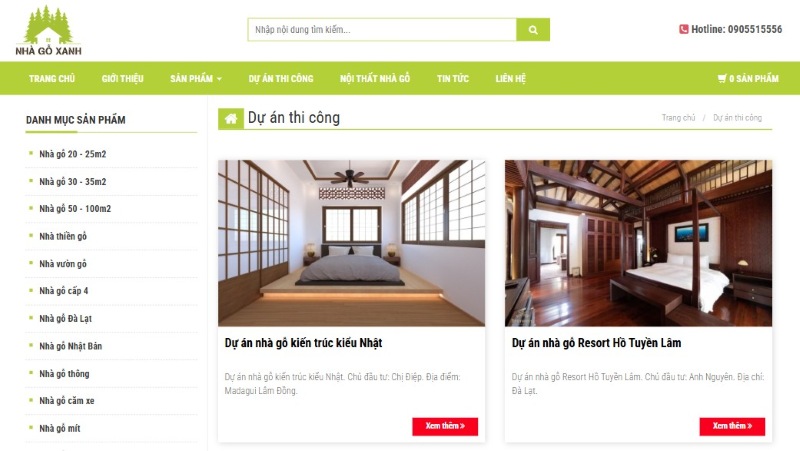Công ty thiết kế website nhà gỗ Công ty thiết kế website nhà gỗ